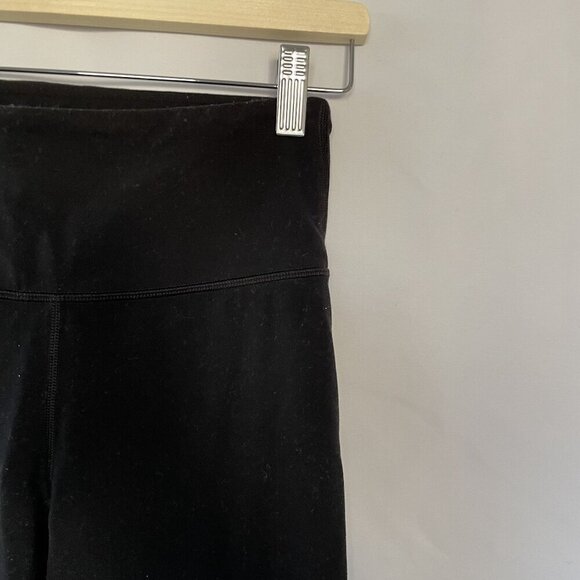 Athleta women's size XS leggings black athletic hidden pocket nylon spandex - Picture 2 of 8